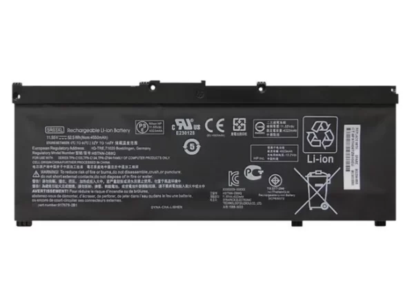 Аккумулятор для ноутбука  HP Pavilion 15-CX - SR03XL